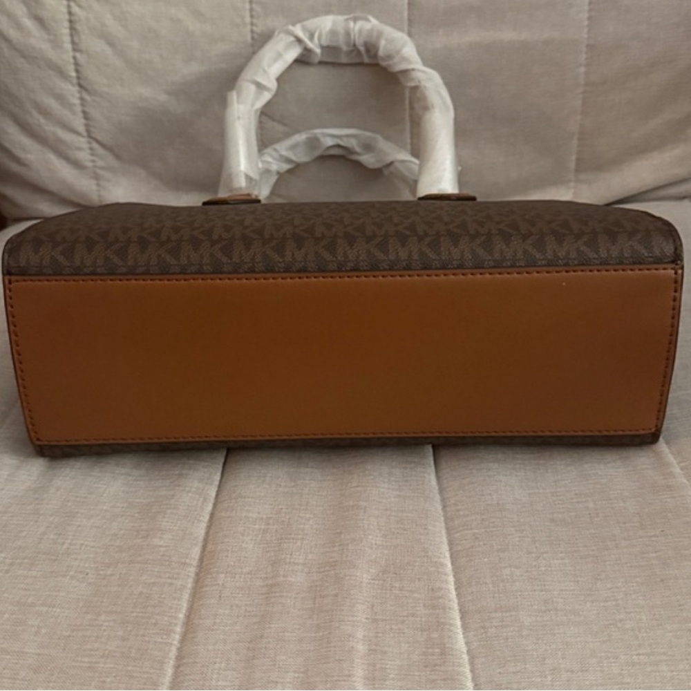 Michael Kors Brown Logo Satchel - Picture 5 of 6